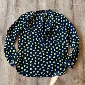 Polka dot blouse